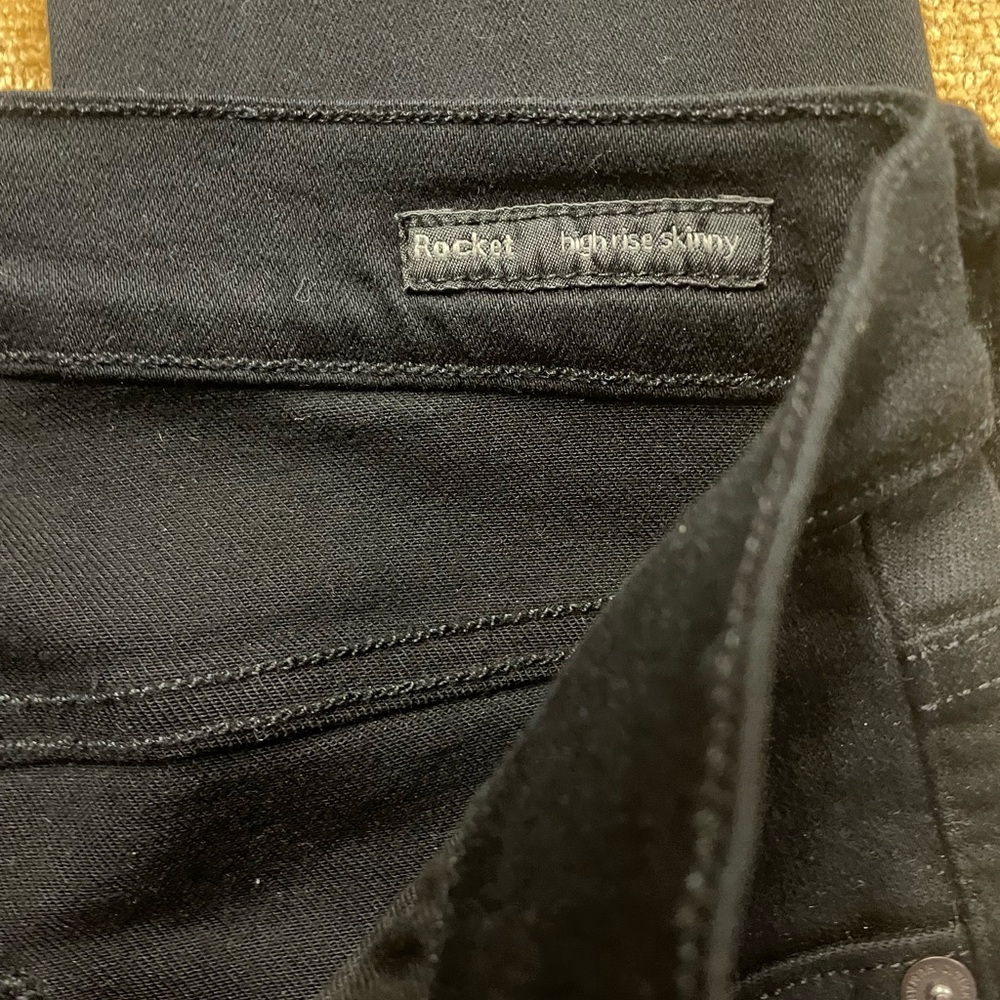 Citizens of Humanity Rocket, high rise, skinny jeans - jet black - new - Picture 5 of 10